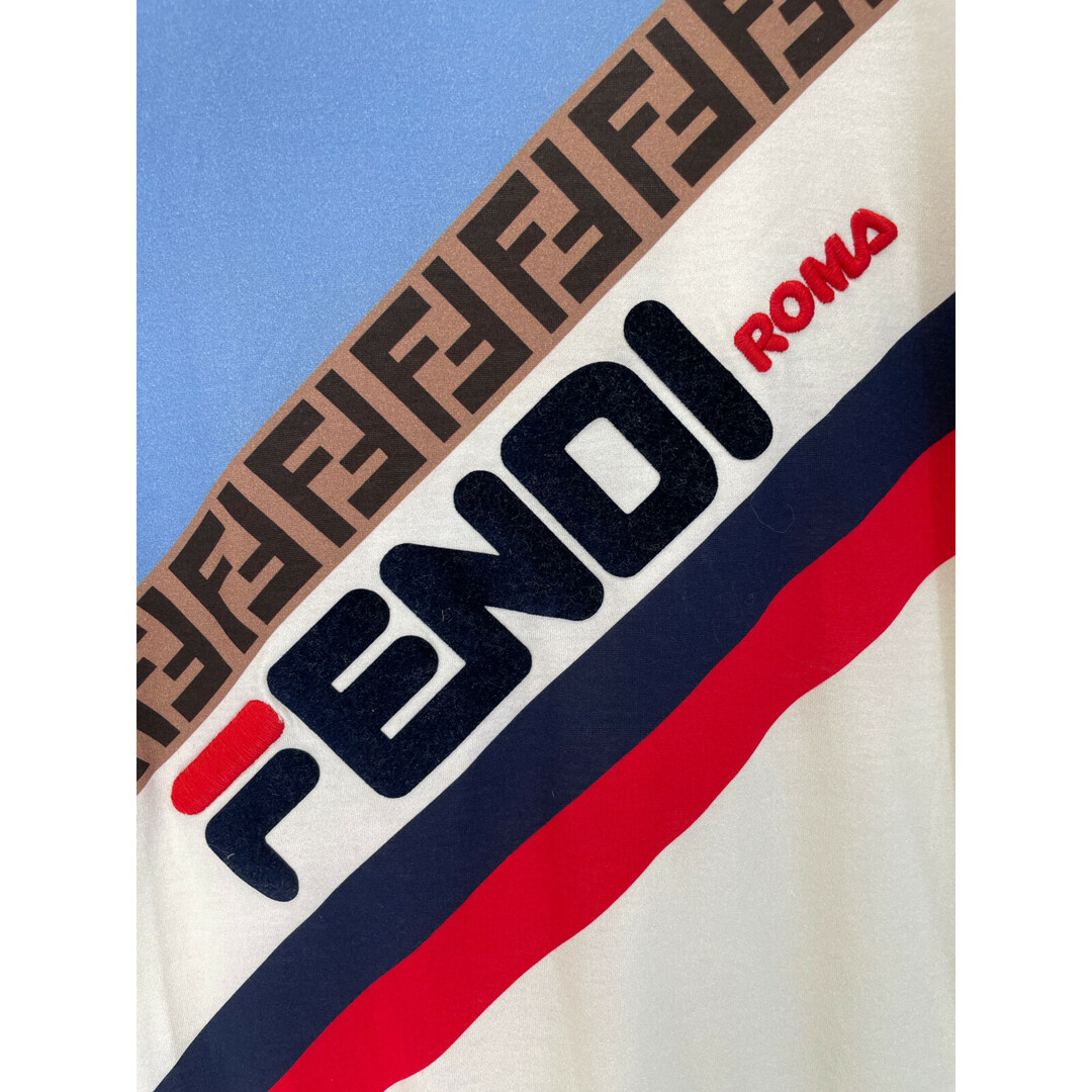 FENDI(フェンディ)のフェンディ ｘFILA マルチカラー FY0936 マニア Tシャツ S メンズのトップス(Tシャツ/カットソー(半袖/袖なし))の商品写真