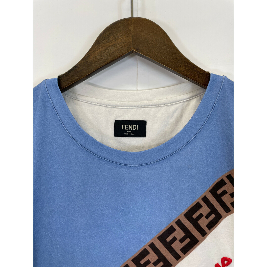 FENDI(フェンディ)のフェンディ ｘFILA マルチカラー FY0936 マニア Tシャツ S メンズのトップス(Tシャツ/カットソー(半袖/袖なし))の商品写真