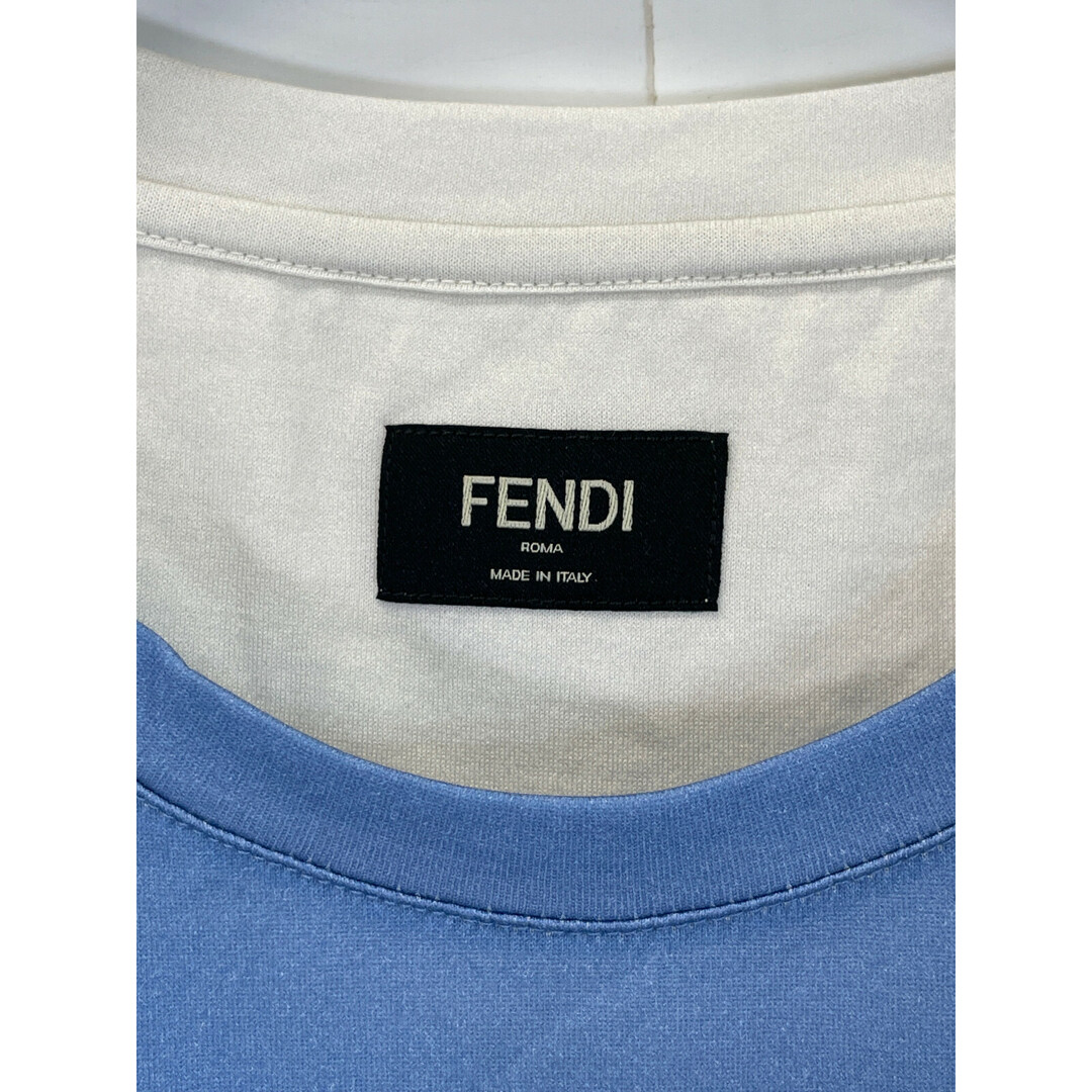 FENDI(フェンディ)のフェンディ ｘFILA マルチカラー FY0936 マニア Tシャツ S メンズのトップス(Tシャツ/カットソー(半袖/袖なし))の商品写真