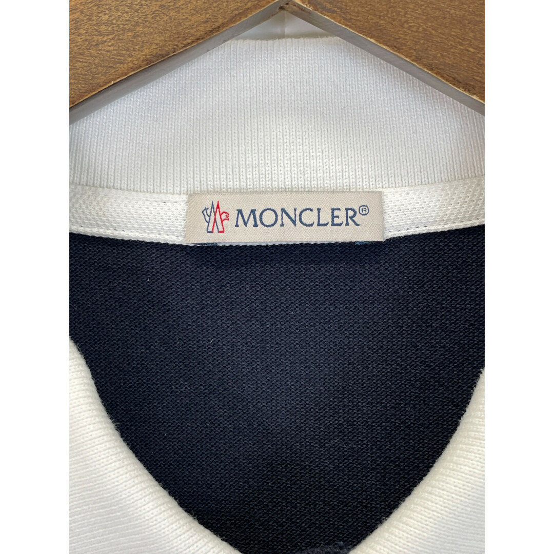 MONCLER(モンクレール)のモンクレール ネイビー MAGLIA POLO MANICA CORTA 半袖ポロシャツ M メンズのトップス(その他)の商品写真