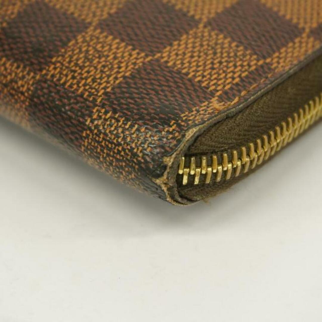 LOUIS VUITTON(ルイヴィトン)の【4hb2029】ルイヴィトン 長財布/ダミエ/ジッピーウォレット/N60015/エベヌ【中古】メンズ/レディース/ユニセックス レディースのファッション小物(財布)の商品写真