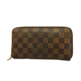 ルイヴィトン(LOUIS VUITTON)の【4hb2029】ルイヴィトン 長財布/ダミエ/ジッピーウォレット/N60015/エベヌ【中古】メンズ/レディース/ユニセックス(財布)