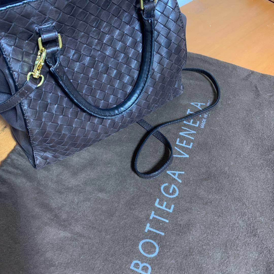 Bottega Veneta(ボッテガヴェネタ)のボッテガヴェネタ 2wayショルダードバッグ  ラムレザーブラウン レディースのバッグ(ショルダーバッグ)の商品写真