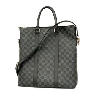 ルイヴィトン(LOUIS VUITTON)の【4hb2013】ルイヴィトン ツーウェイバッグ/ダミエ・グラフィット/アントントート/N40000/ブラック【中古】メンズ(その他)