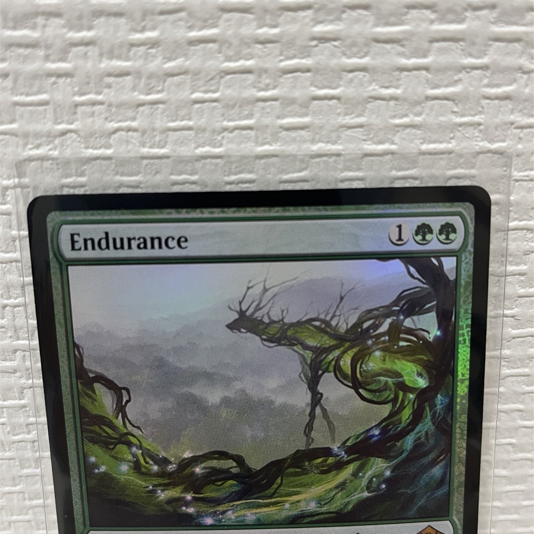 マジック：ザ・ギャザリング(マジックザギャザリング)のMTG 忍耐 Endurance MH2 緑　神話レア157 foil エンタメ/ホビーのトレーディングカード(シングルカード)の商品写真