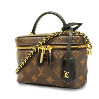 LOUIS VUITTON - 【4hb2172】ルイヴィトン ツーウェイバッグ/モノグラム・リバース/ヴァニティ NV PM/M45165/ブラウン【中古】レディース