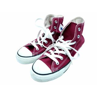 コンバース(CONVERSE)のCONVERSE コンバース 1C032 ALL STAR HI ハイカット スニーカー size24.5ｃｍ/マルーン ■■ レディース(スニーカー)