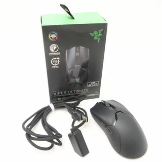 レイザー(LAZER)の美品 RAZER レイザー RC30-030501 Razer Viper ゲーミングマウス eスポーツ 無線 有線 ワイヤレス HO361 (PC周辺機器)