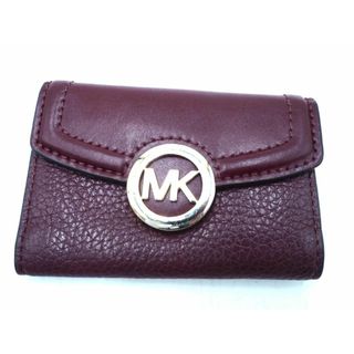 マイケルコース(Michael Kors)のMICHAEL KORS マイケルコース ロゴ キーケース ボルドー ■■ レディース(キーケース)