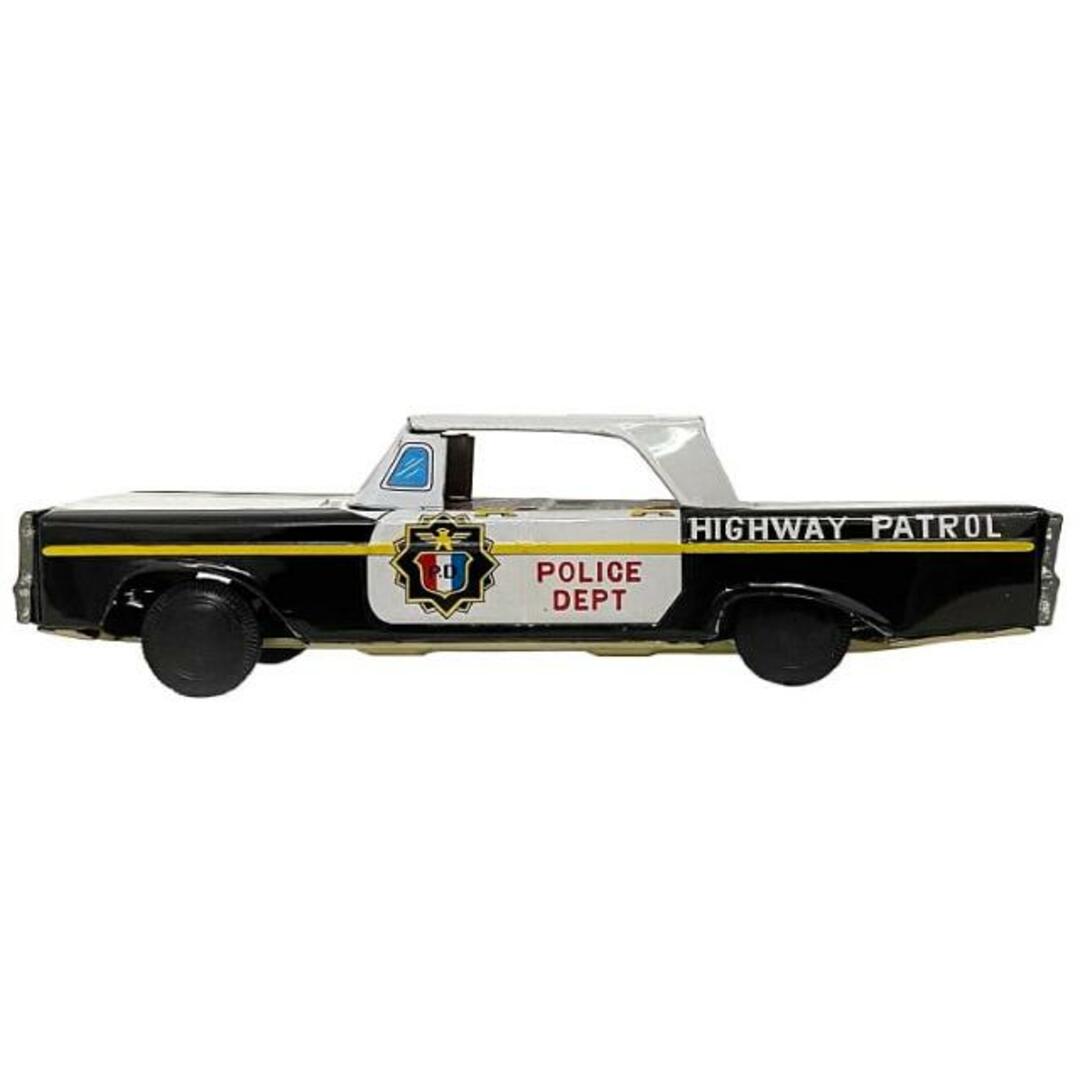 パトカー おもちゃ 自動車 乗り物 ブリキ 中古 玩具 ヴィンテージ 昭和 レトロ POLICE HIGHWAY PATROL DEPT コレクション 昭和レトロ トイ インテリア 置物 グッズ 雑貨 小物 レトロ 飾り ディスプレイ インテリア/住まい/日用品のインテリア小物(置物)の商品写真