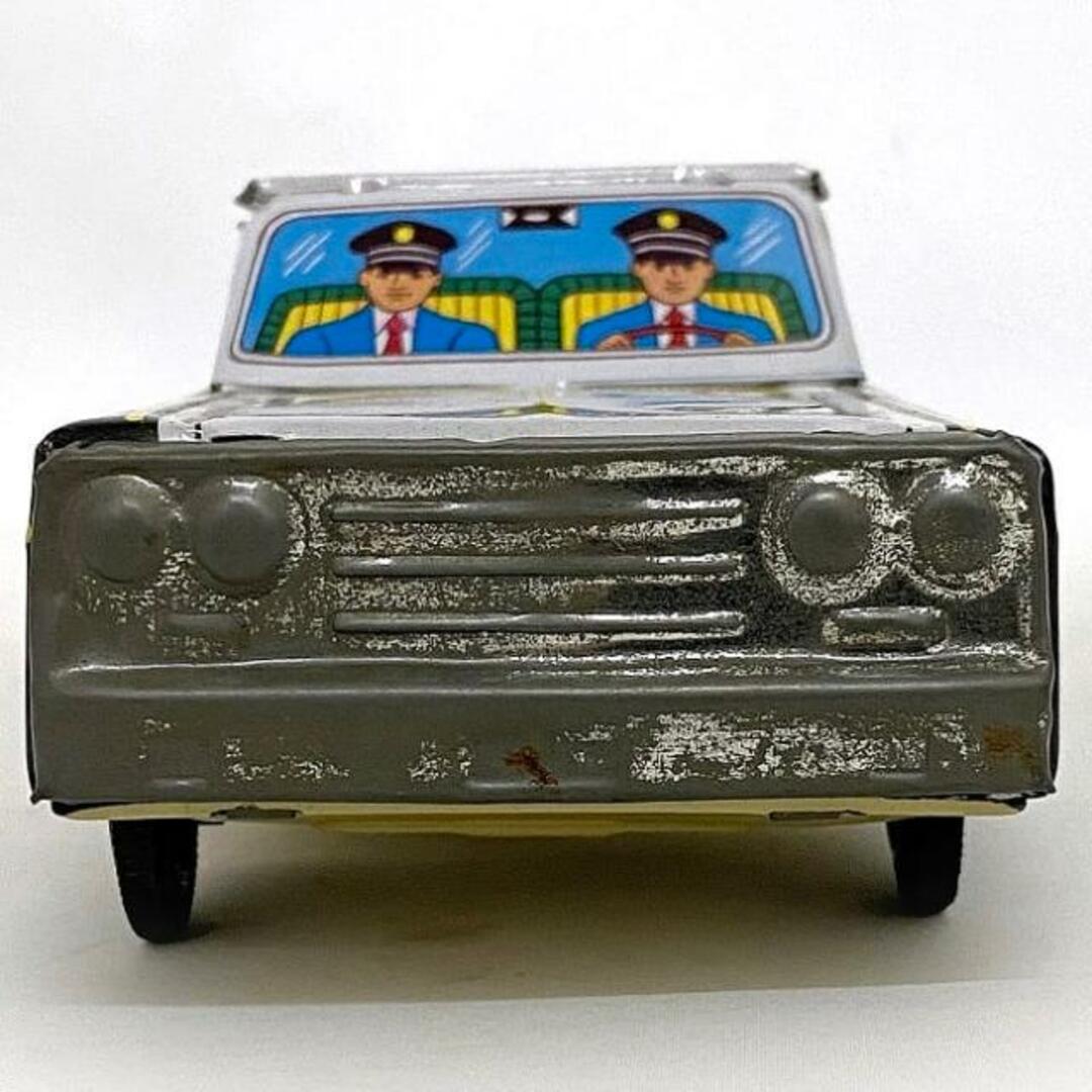 パトカー おもちゃ 自動車 乗り物 ブリキ 中古 玩具 ヴィンテージ 昭和 レトロ POLICE HIGHWAY PATROL DEPT コレクション 昭和レトロ トイ インテリア 置物 グッズ 雑貨 小物 レトロ 飾り ディスプレイ インテリア/住まい/日用品のインテリア小物(置物)の商品写真