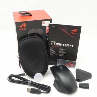 美品 ASUS エイスース P704 ROG CHAKRAM ゲーミングマウス ワイヤレス Bluetooth HT46 