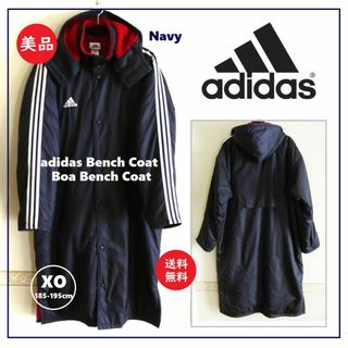 アディダス(adidas)の送料込 美品★adidas ボア ベンチロングコート XO(185-195cm)(その他)