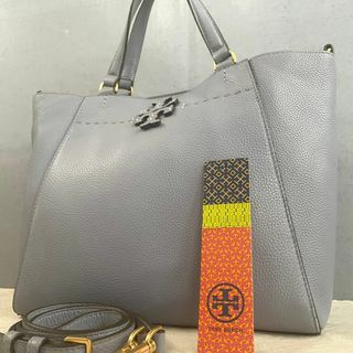 Tory Burch - 【美品】 トリーバーチ 2way マックグロー ミニトート 斜め掛け ブルー系