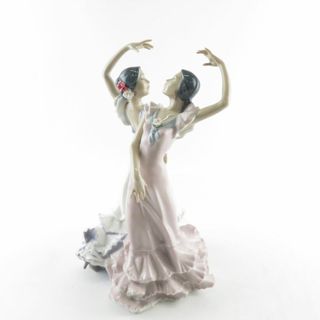 美品 LLADRO リヤドロ 5601 情熱の踊り フィギュリン 女性 置物 陶器人形 西洋陶磁 オブジェ SU6454A2 (置物)