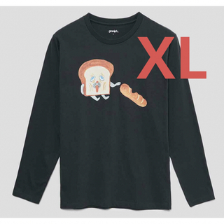 グラニフ(Design Tshirts Store graniph)のグラニフ　XLサイズ　パンどろぼう　まずい　ロングTシャツ(キャラクターグッズ)