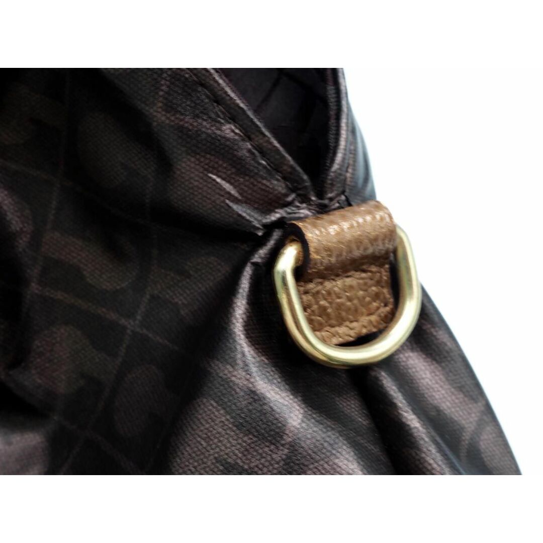 GHERARDINI(ゲラルディーニ)のゲラルディーニ 総ロゴ ハンド バッグ 茶 ■■ レディース レディースのバッグ(ハンドバッグ)の商品写真