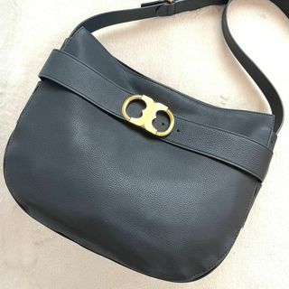 トリーバーチ(Tory Burch)の希少/未使用級 トリーバーチ ショルダーバッグ ジェミニ ハーフT A4 シボ革(ショルダーバッグ)