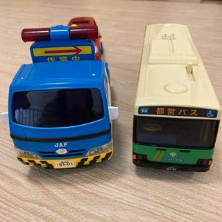 トイコー⭐︎JAFレッカー車&都営バス(ミニカー)