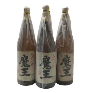 夢の本格芋焼酎3本セット 本格芋焼酎 白玉醸造 魔王 1800ml 25度 薩摩 鹿児島の芋焼酎 やや訳アリ 【未開栓品】 22404K2423(焼酎)