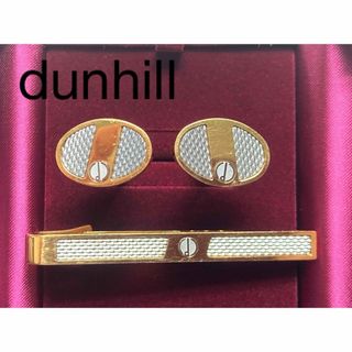 ダンヒル(Dunhill)のDUNHILL タイピン カフス /ダンヒル dロゴ ネクタイピン カフスセット(カフリンクス)