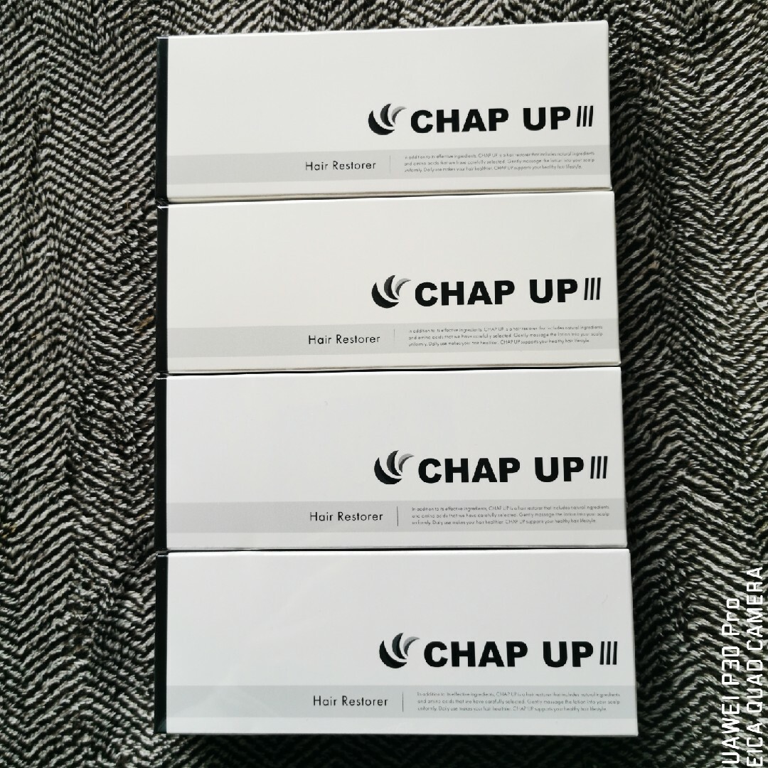 CHAP UP 04✕4本　育毛ローション 120ml　新品未使用フィルム付 コスメ/美容のヘアケア/スタイリング(スカルプケア)の商品写真