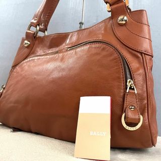 Bally - 極美品 バリー トートバッグ ビジネスバッグ レザー 肩掛け ブラウン 多機能