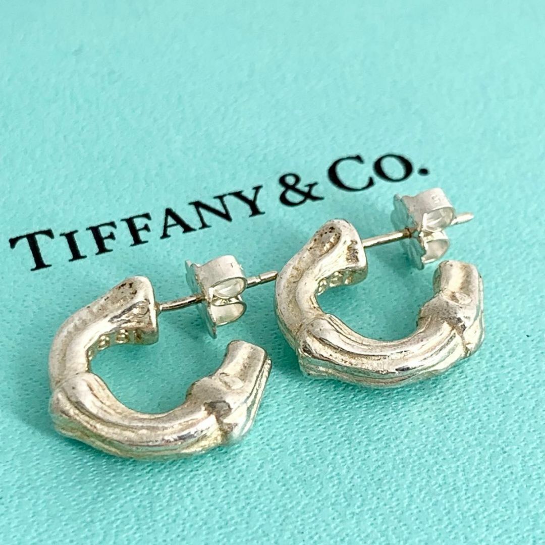 Tiffany & Co.(ティファニー)のティファニー 希少 バンブー フープ ピアス ヴィンテージ 廃盤 cr2 レディースのアクセサリー(ピアス)の商品写真