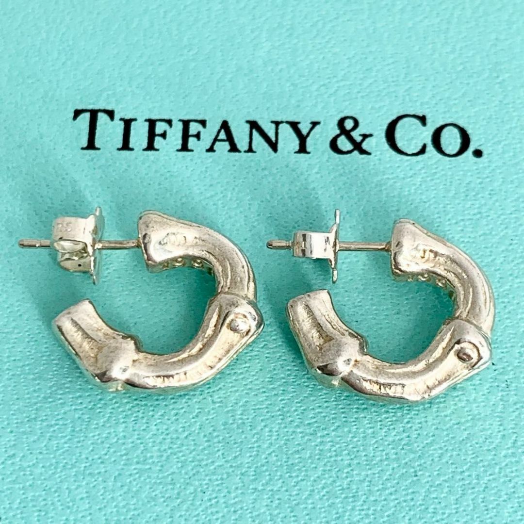 Tiffany & Co.(ティファニー)のティファニー 希少 バンブー フープ ピアス ヴィンテージ 廃盤 cr2 レディースのアクセサリー(ピアス)の商品写真