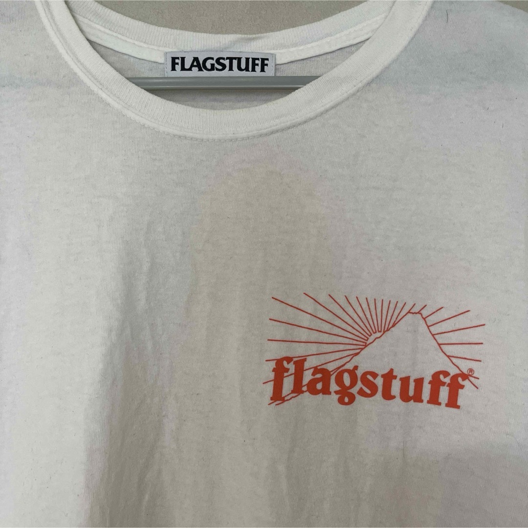 BEAUTY&YOUTH UNITED ARROWS(ビューティアンドユースユナイテッドアローズ)のflagstuff Tシャツ　星　星条旗　オレンジ　古着　レア メンズのトップス(Tシャツ/カットソー(半袖/袖なし))の商品写真