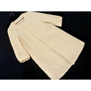 ロペピクニック(Rope' Picnic)のロペピクニック 総レース ノーカラー コート size38/アイボリー ■◇ レディース(その他)