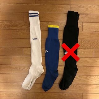 【使用感少】サッカー ソックス ストッキング 3足セット 25〜27cm