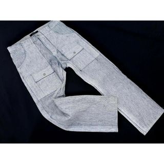 ジョンブル(JOHNBULL)のjohnbull ジョンブル ボタンフライ ブッシュパンツ ワーク デニムパンツ sizeS/紺ｘ白 ■■ メンズ(デニム/ジーンズ)