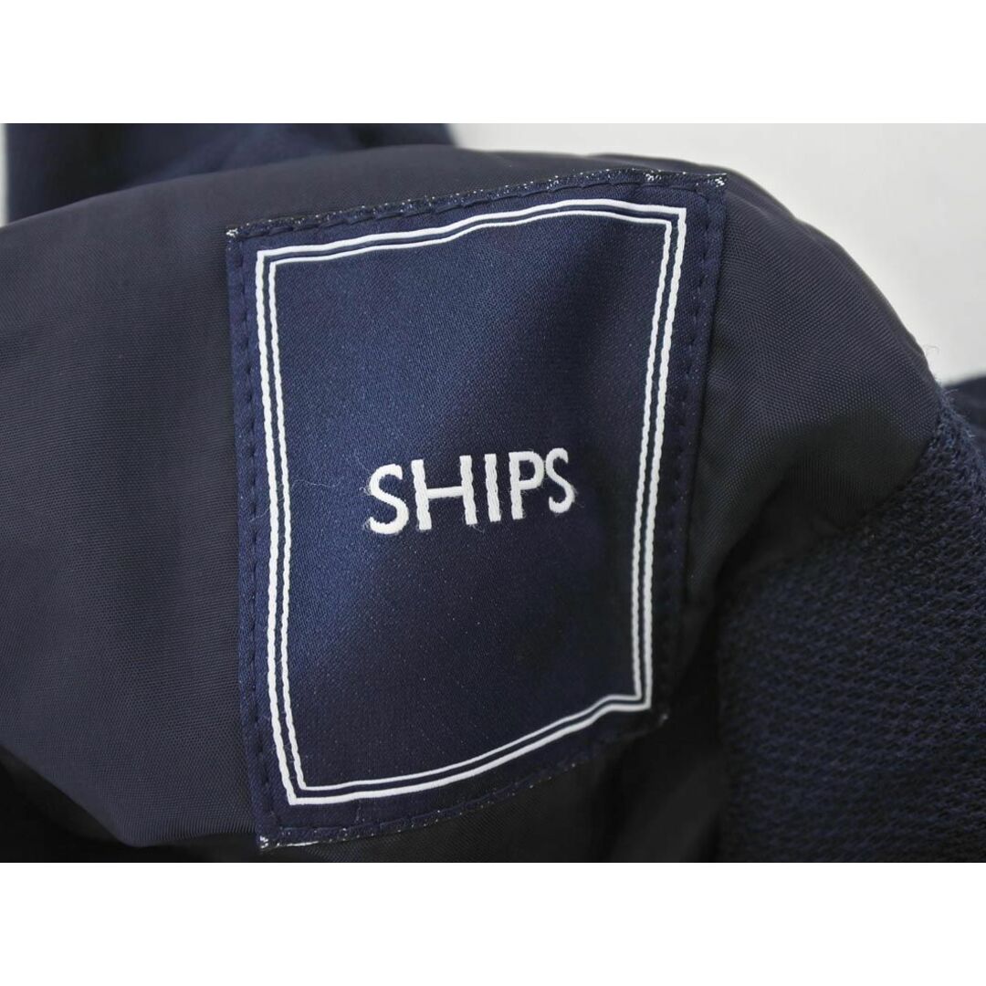 SHIPS(シップス)のSHIPS シップス リネン100% テーラード ジャケット size44/紺 ■◇◎メンズ メンズのジャケット/アウター(テーラードジャケット)の商品写真