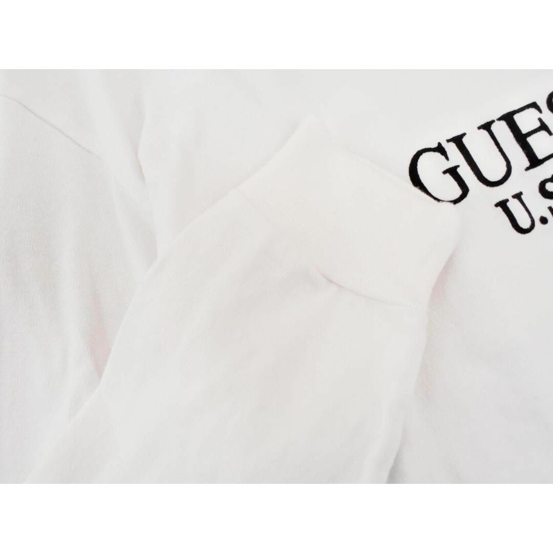 GUESS(ゲス)のGUESS ゲス GREEN LABEL グリーンレーベル 刺繍 長袖 Tシャツ 白 ■◇ メンズ メンズのトップス(Tシャツ/カットソー(七分/長袖))の商品写真