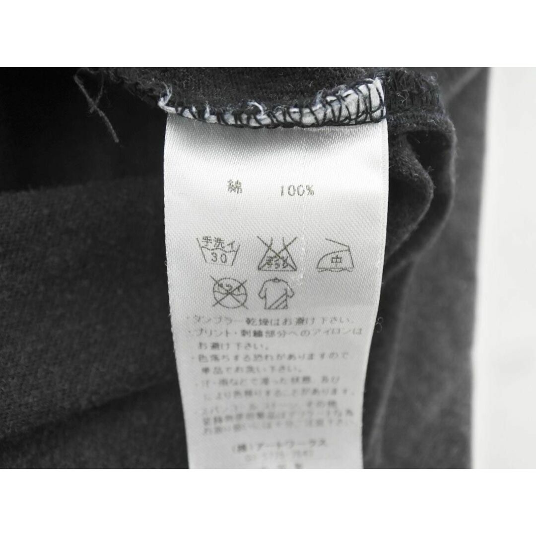 HALFMAN(ハーフマン)のHALFMAN ハーフマン プリント ラグラン Tシャツ sizeS/白ｘ黒 ■◇ メンズ メンズのトップス(Tシャツ/カットソー(七分/長袖))の商品写真