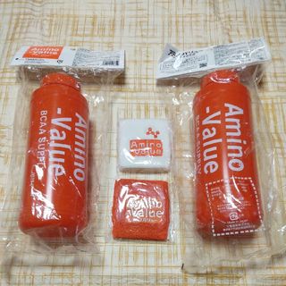 大塚製薬 アミノバリュー スクイズボトル 2本 非売品 リストバンド 2種類