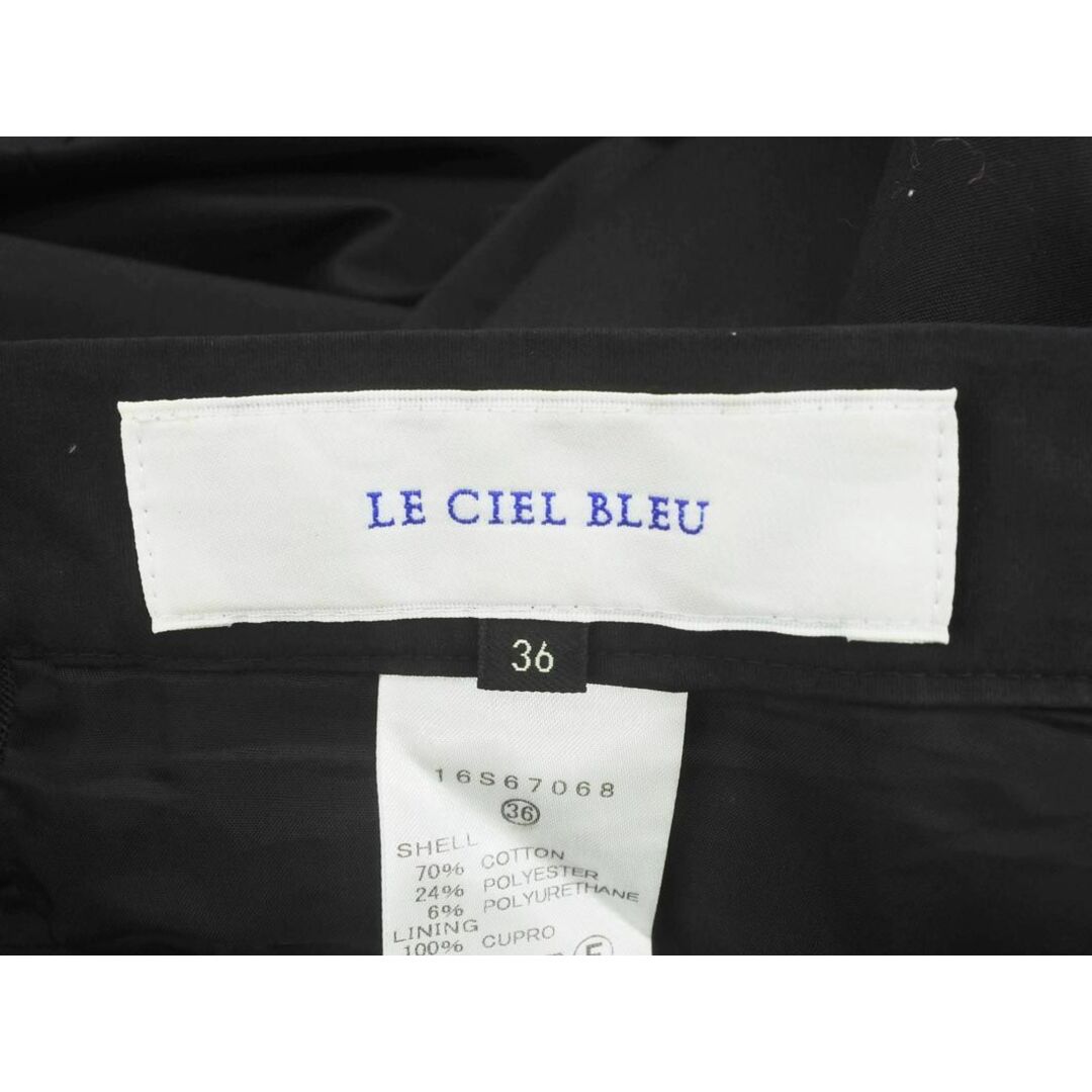 LE CIEL BLEU(ルシェルブルー)のLE CIEL BLEU ルシェルブルー フレア スカート size36/黒 ■◇ レディース レディースのスカート(ミニスカート)の商品写真