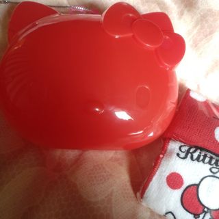 サンリオ(サンリオ)の🍎HELLO Kitty🍎 プチタオルセット赤(ハンカチ)