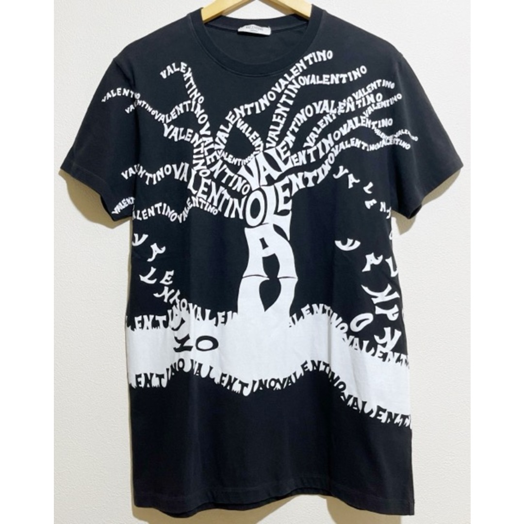 VALENTINO - VALENTINO (ヴァレンティノ) RV3MG00ZZSA ツリー ロゴプリント Tシャツ【A31378-007】