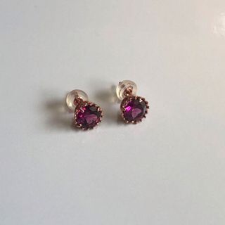 ジュエリーツツミ(JEWELRY TSUTSUMI)のjewelry tsutsumi ロードライトガーネット10K ピアス(ピアス)