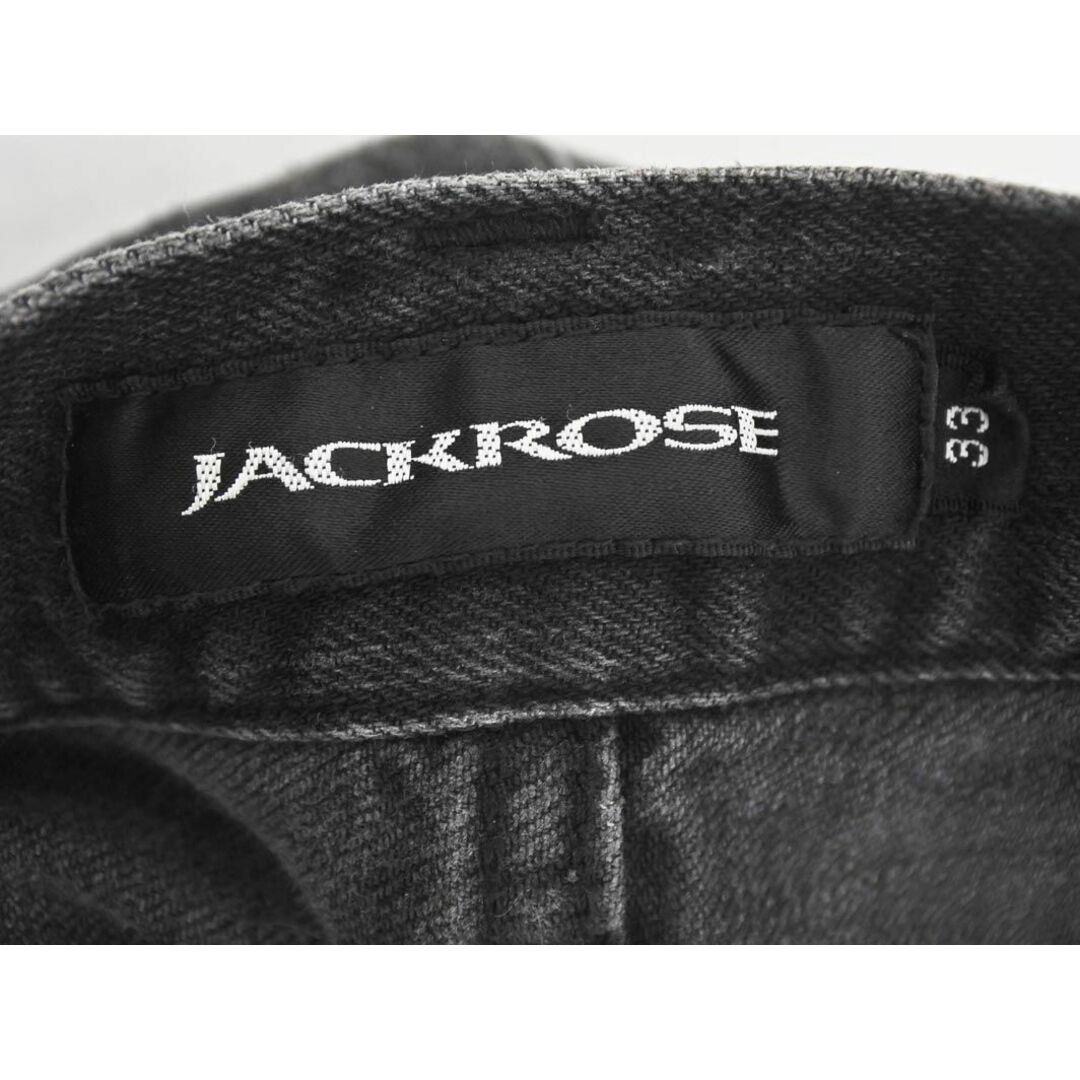 JACKROSE(ジャックローズ)のJACKROSE ジャックローズ ダメージ加工 スキニー デニムパンツ size33/黒 ■■ メンズ メンズのパンツ(デニム/ジーンズ)の商品写真