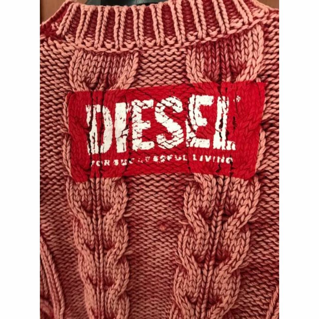 DIESEL(ディーゼル)のDIESEL ケーブル編み ニット メンズのトップス(ニット/セーター)の商品写真