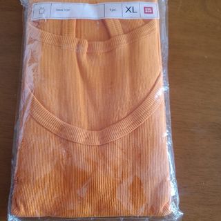 UNIQLO - 新品未使用☆UNIQLO　リブタンクトップ　XL