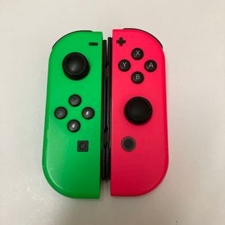 ニンテンドースイッチ(Nintendo Switch)のジャンク　Switch ジョイコン　ネオンピンク、グリーン(家庭用ゲーム機本体)