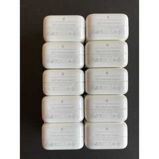  【純正品】Apple  10W USB パワーアダプター A1357  10個(変圧器/アダプター)