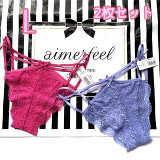 エメフィール(aimer feel)のaimerfeel エメフィール　パンティ　ショーツ　シースルー　勝負下着　L(ショーツ)