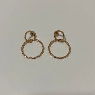 サークルピアス リングピアス ゴールド