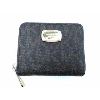 マイケルコース(Michael Kors)のMICHAEL KORS マイケルコース 35H2GJSZ5B ラウンドジップ 総柄 財布 ブラウン ■■ レディース(財布)