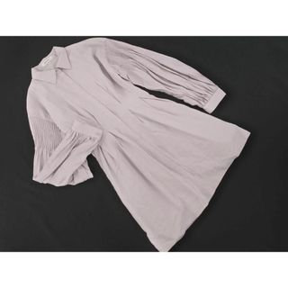 MOUSSY マウジー VOLUME SLEEVE TUCK MINI ドレス ボリュームスリーブ タック チュニック ワンピース size1/ピンク ■◇ レディース